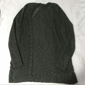 Army Green Knit American Eagle Sweater